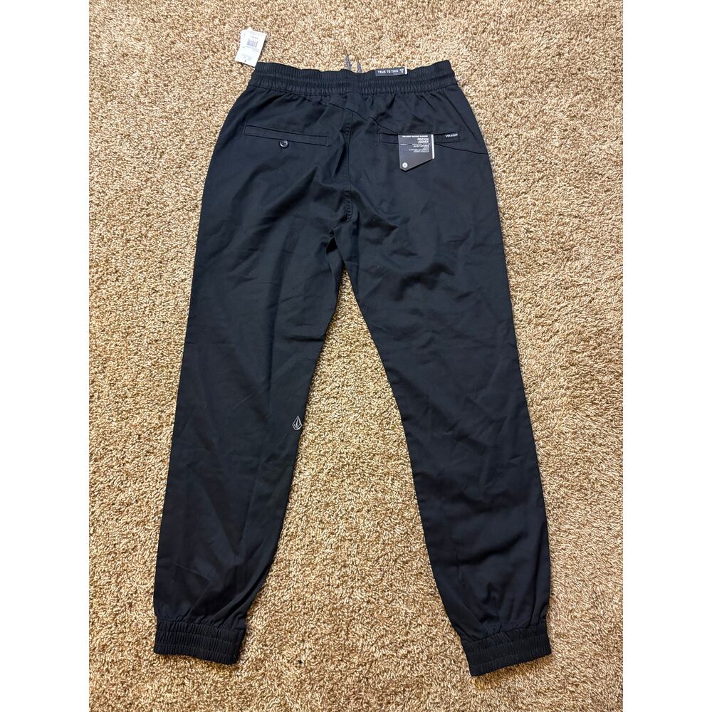 NWT Volcom Frickin Slim Jogger Pants Mens Size Small Black